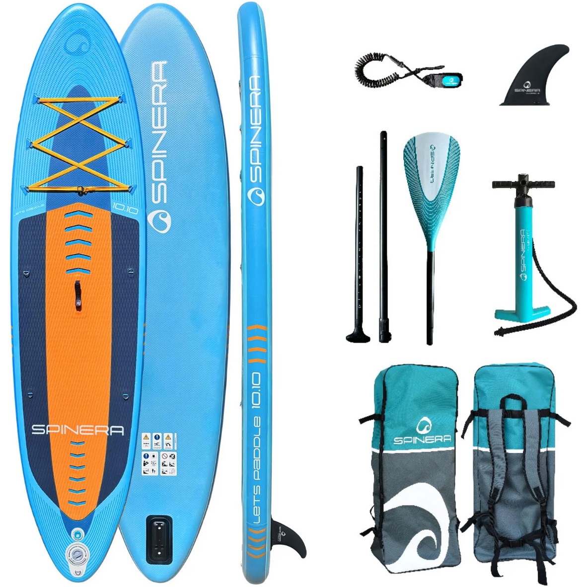 2026 Spinera Let's Paddle 10'10 iSUP HDDS Package With Paddle, Leash, Pump & Bag SP-SUP-LP25-1010
